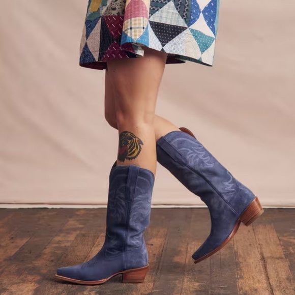 BRAND NEW Tecovas The Annie - Indigo - Size 7.5&8.5 - Picture 8 of 13